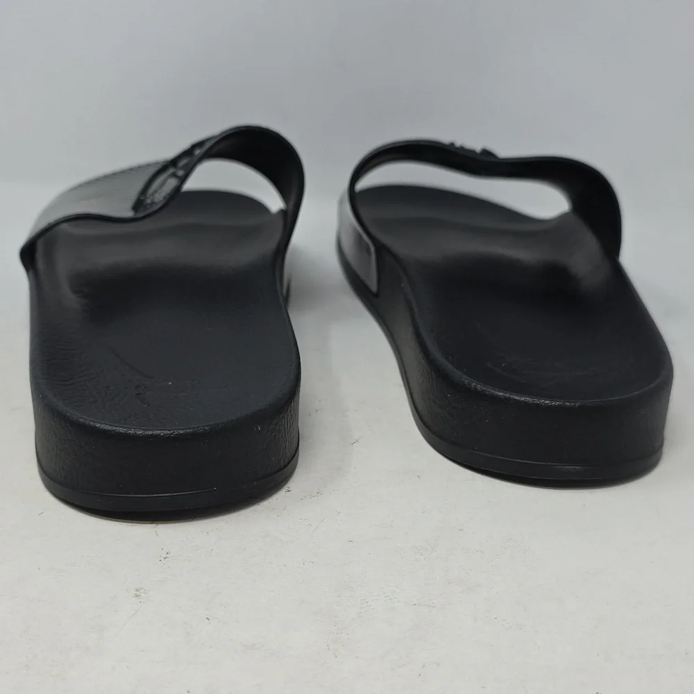 Giuseppe Zanotti Newburel Pool Slides Nero Color Sandals Size 12